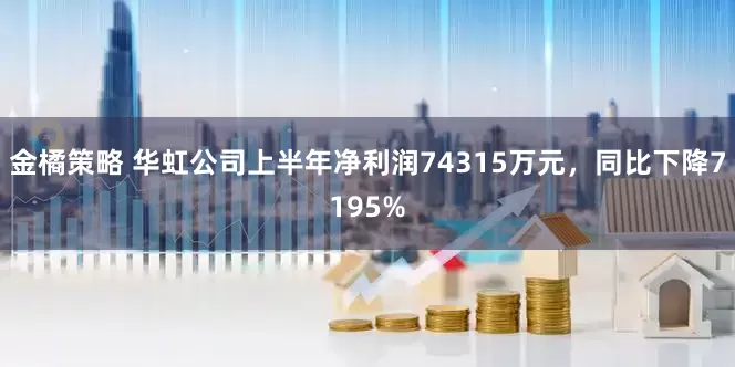 金橘策略 华虹公司上半年净利润74315万元，同比下降7195%